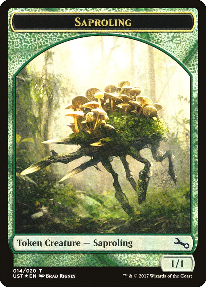 Saproling // Saproling [Unstable Tokens] | Grognard Games