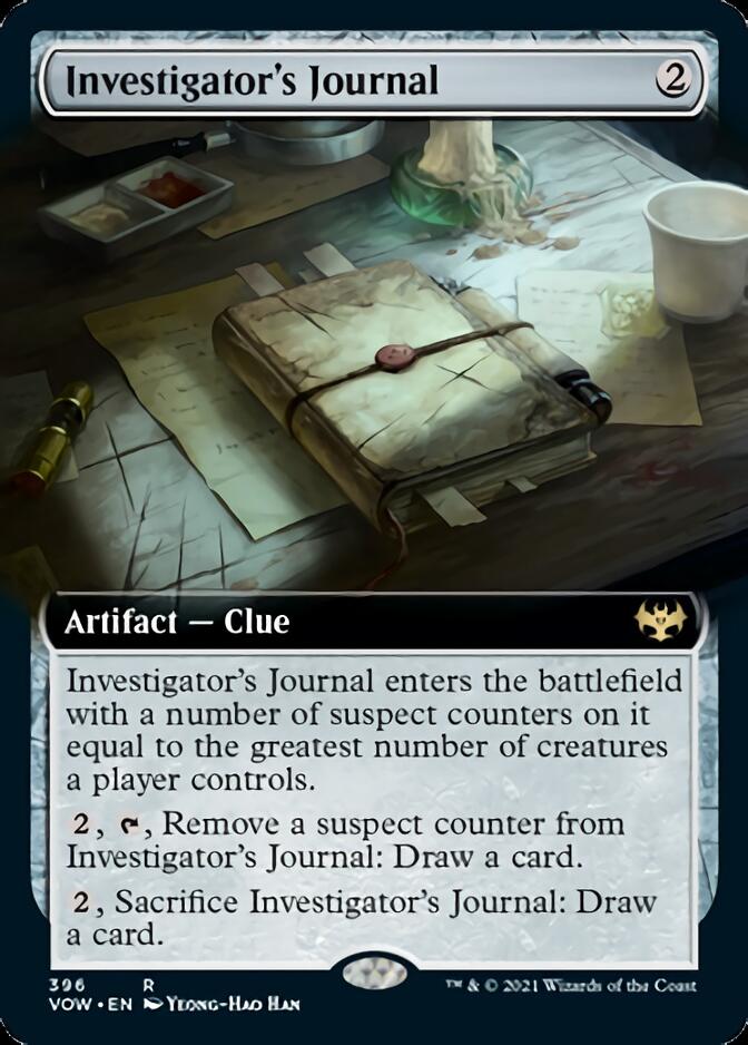 Investigator's Journal (Extended) [Innistrad: Crimson Vow] | Grognard Games