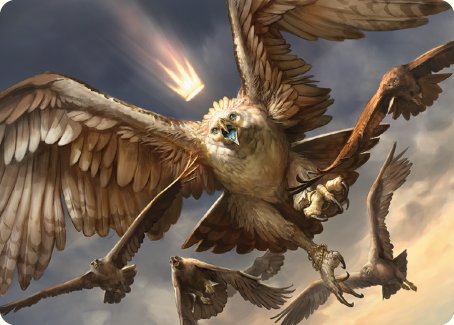 Gwaihir, Greatest of the Eagles Art Card [The Lord of the Rings: Tales of Middle-earth Art Series] | Grognard Games