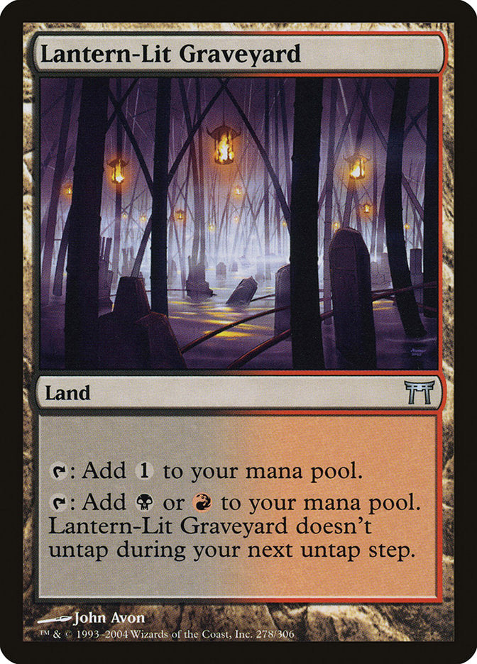 Lantern-Lit Graveyard [Champions of Kamigawa] | Grognard Games