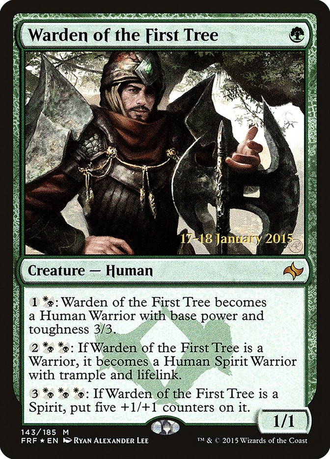 Warden of the First Tree  [Fate Reforged Prerelease Promos] | Grognard Games