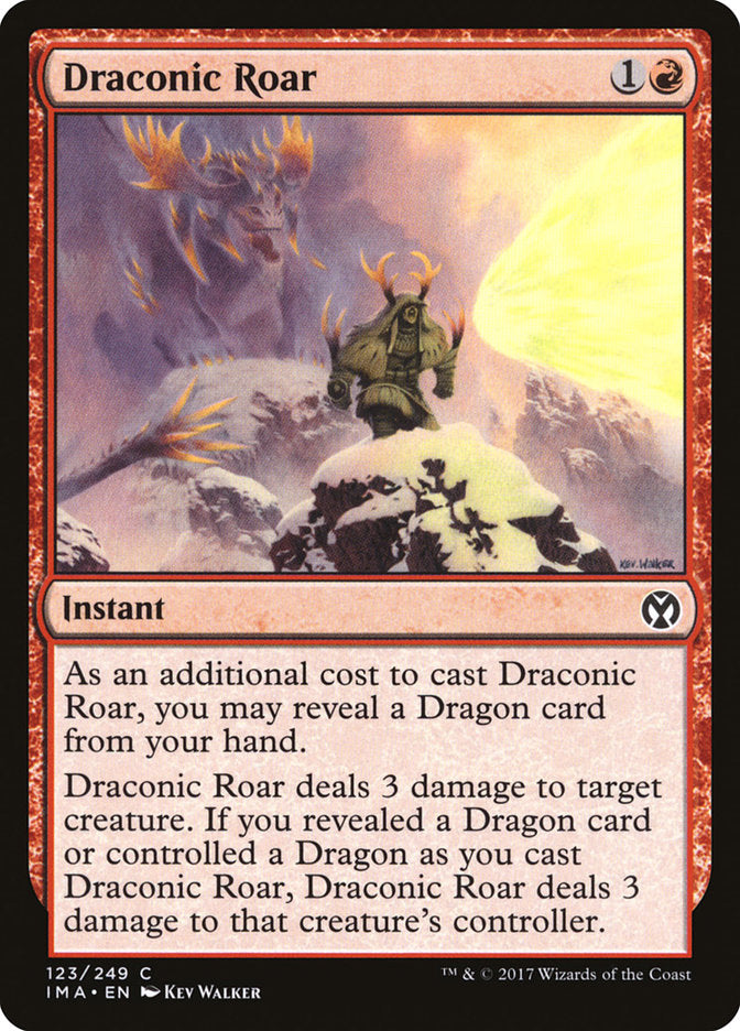 Draconic Roar [Iconic Masters] | Grognard Games