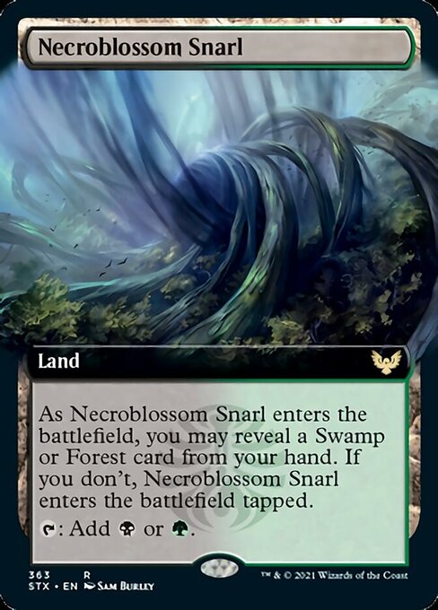 Necroblossom Snarl (Extended) [Strixhaven: School of Mages] | Grognard Games