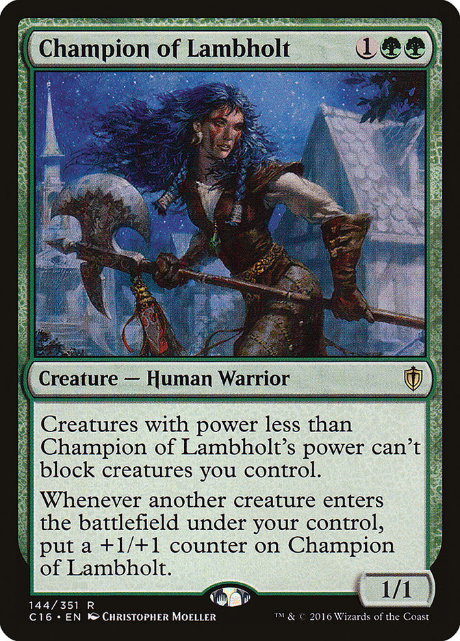 Champion of Lambholt [Commander 2016] | Grognard Games