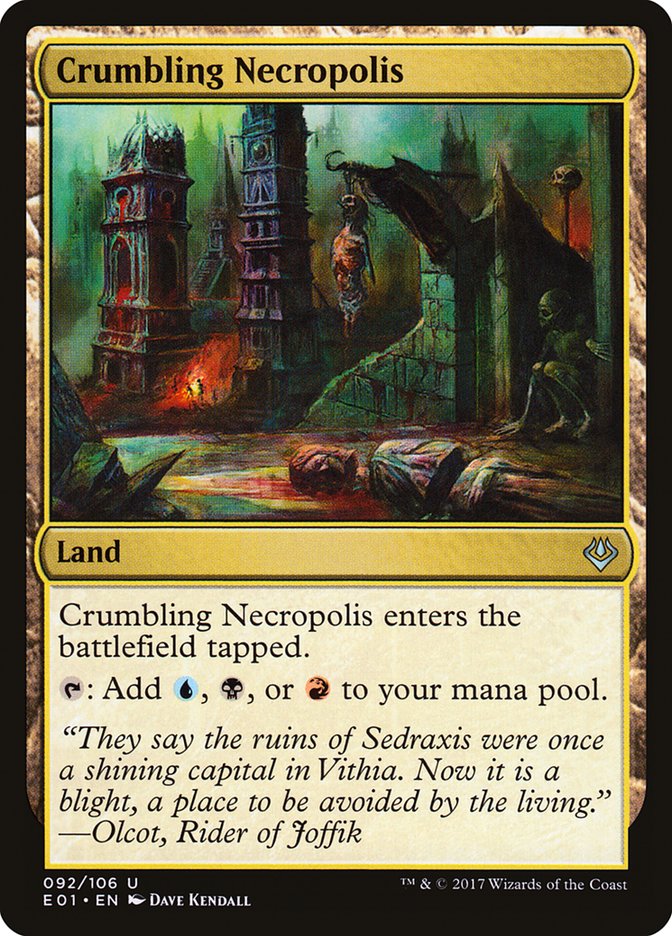 Crumbling Necropolis [Archenemy: Nicol Bolas] | Grognard Games