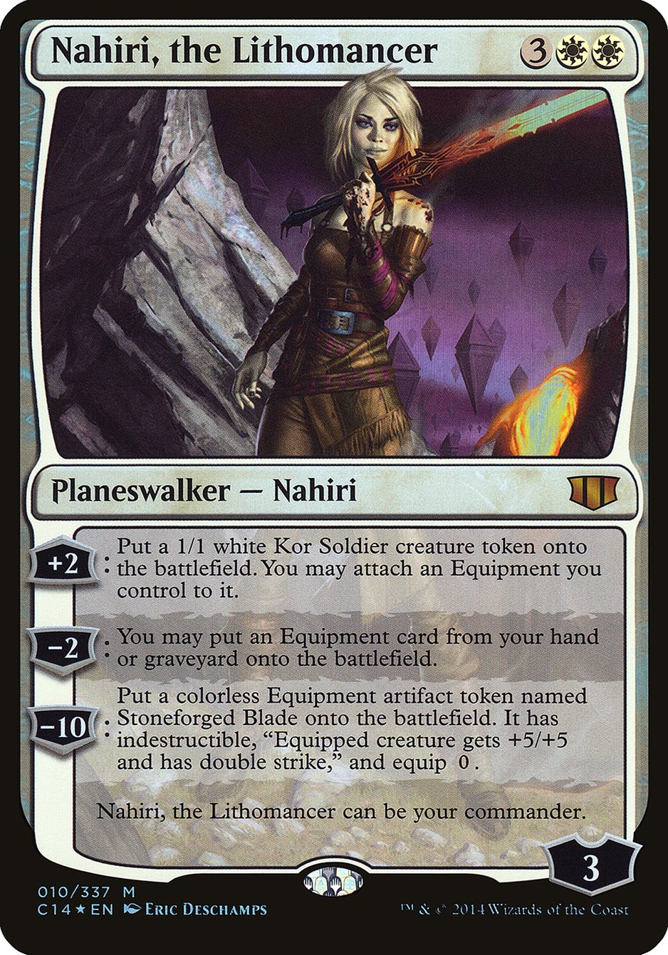 Nahiri, the Lithomancer (Oversized) [Commander 2014 Oversized] | Grognard Games