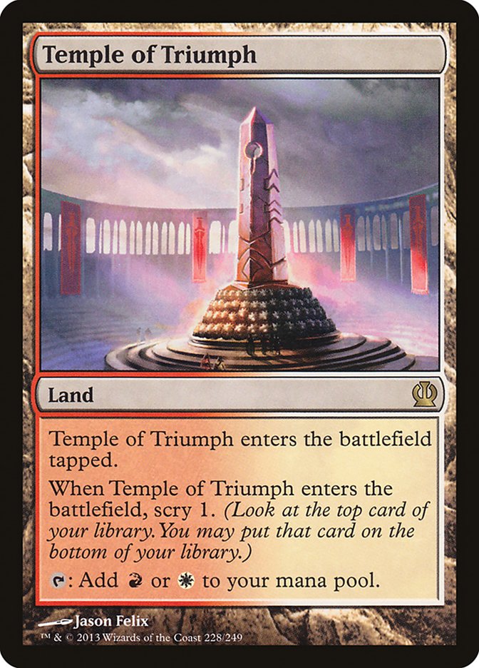 Temple of Triumph [Theros] | Grognard Games