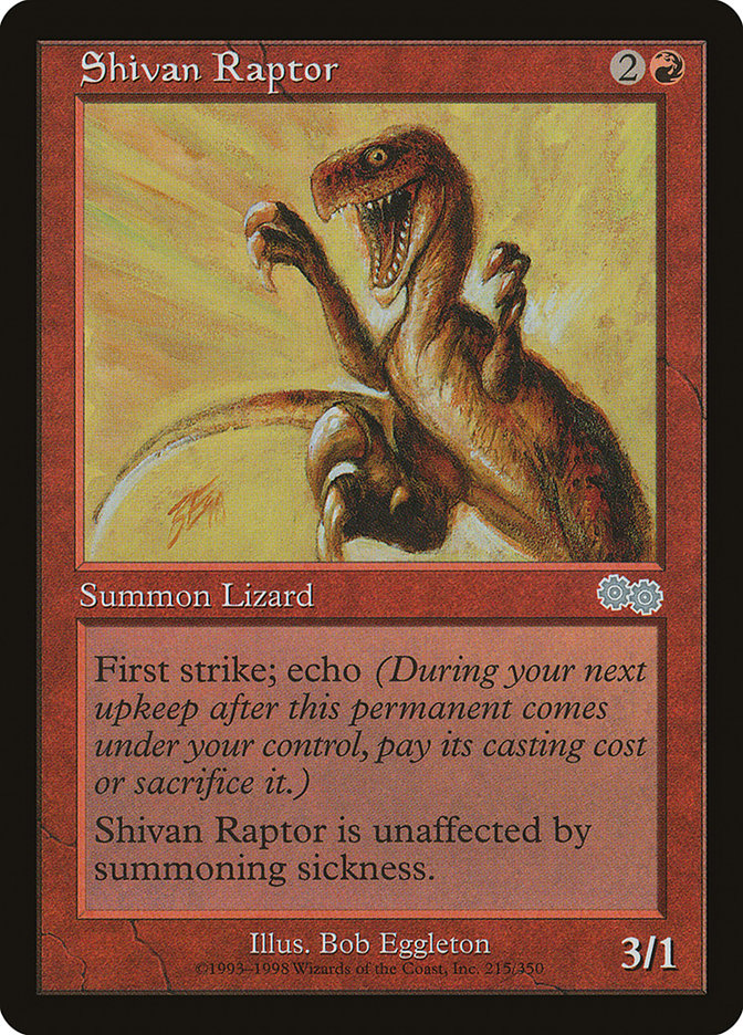 Shivan Raptor [Urza's Saga] | Grognard Games