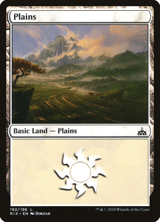 Plains (192) [Rivals of Ixalan] | Grognard Games