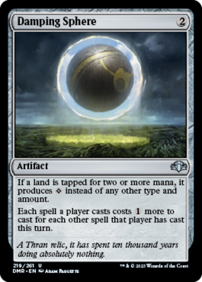 Damping Sphere [Dominaria Remastered] | Grognard Games