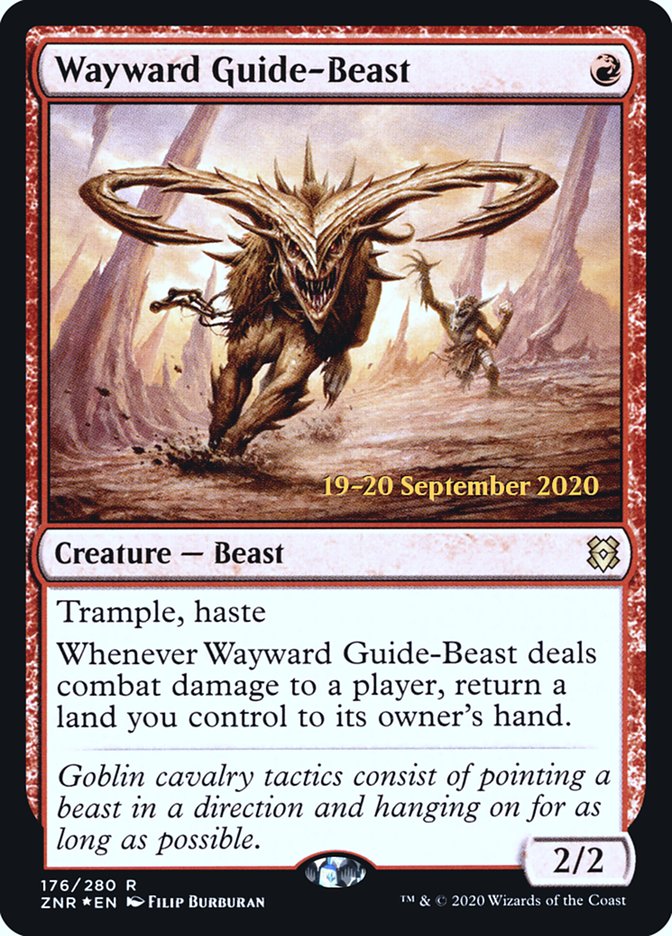 Wayward Guide-Beast [Zendikar Rising Prerelease Promos] | Grognard Games