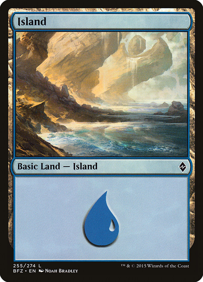 Island (255a) [Battle for Zendikar] | Grognard Games