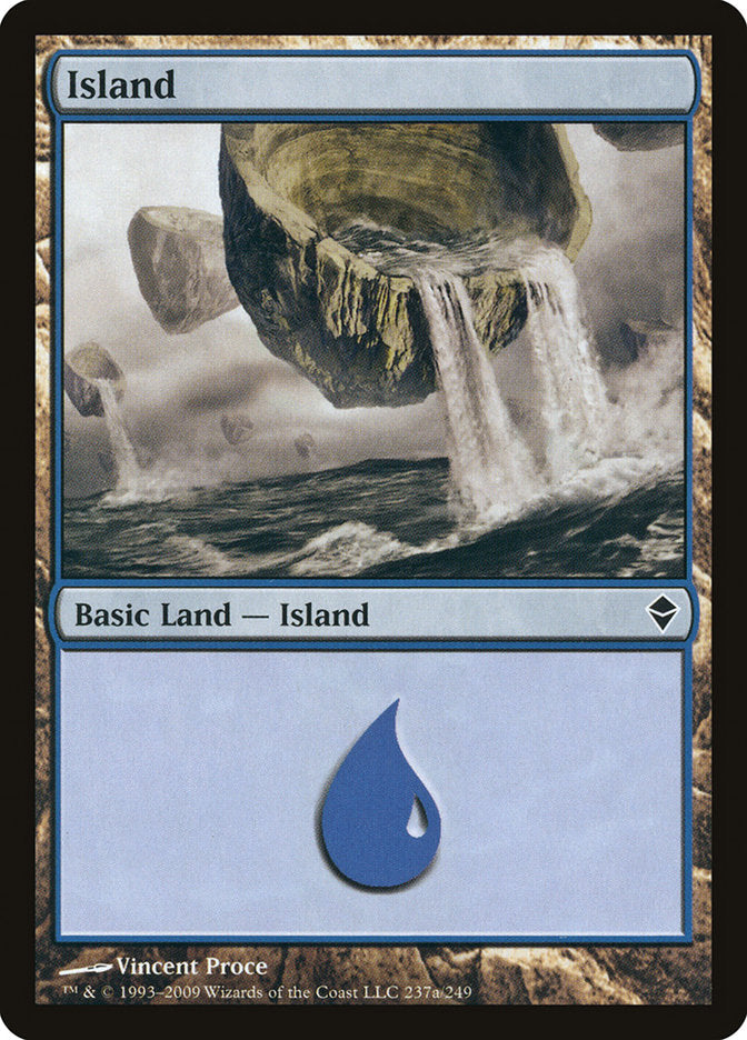 Island (237a) [Zendikar] | Grognard Games
