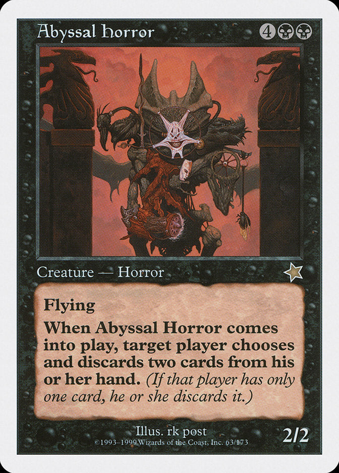 Abyssal Horror [Starter 1999] | Grognard Games
