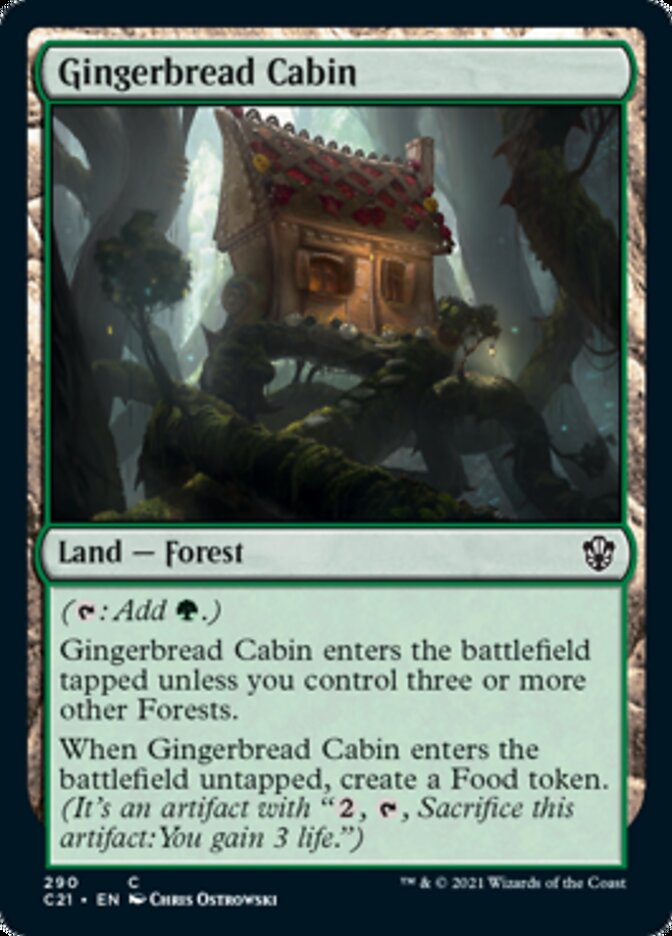 Gingerbread Cabin [Commander 2021] | Grognard Games