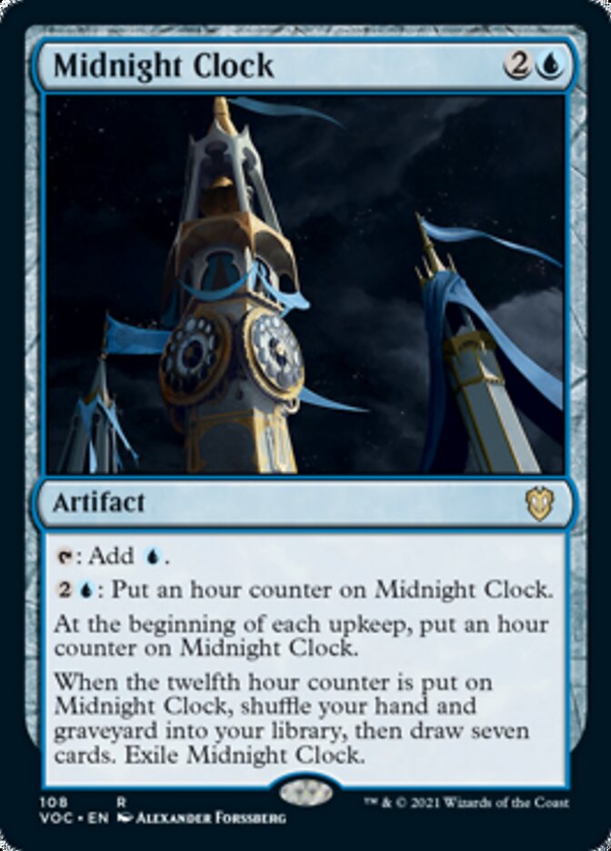 Midnight Clock [Innistrad: Crimson Vow Commander] | Grognard Games