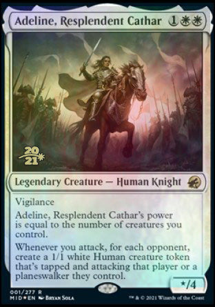 Adeline, Resplendent Cathar [Innistrad: Midnight Hunt Prerelease Promos] | Grognard Games