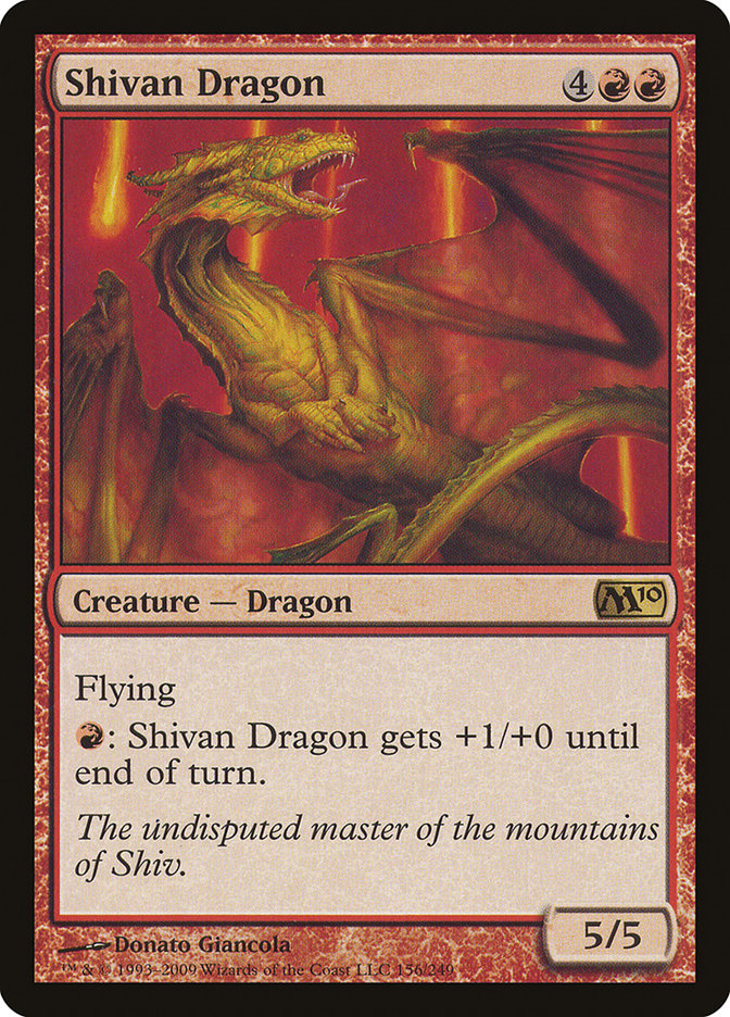 Shivan Dragon [Magic 2010] | Grognard Games