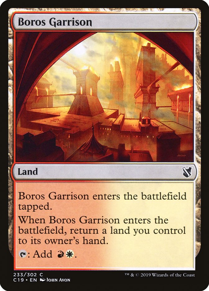 Boros Garrison [Commander 2019] | Grognard Games