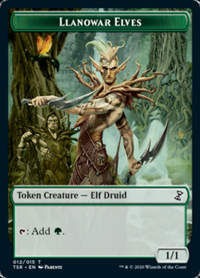 Llanowar Elves Token [Time Spiral Remastered Tokens] | Grognard Games