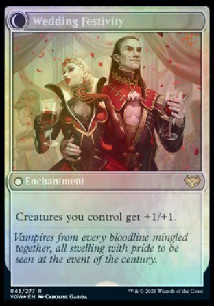 Wedding Announcement // Wedding Festivity [Innistrad: Crimson Vow Prerelease Promos] | Grognard Games