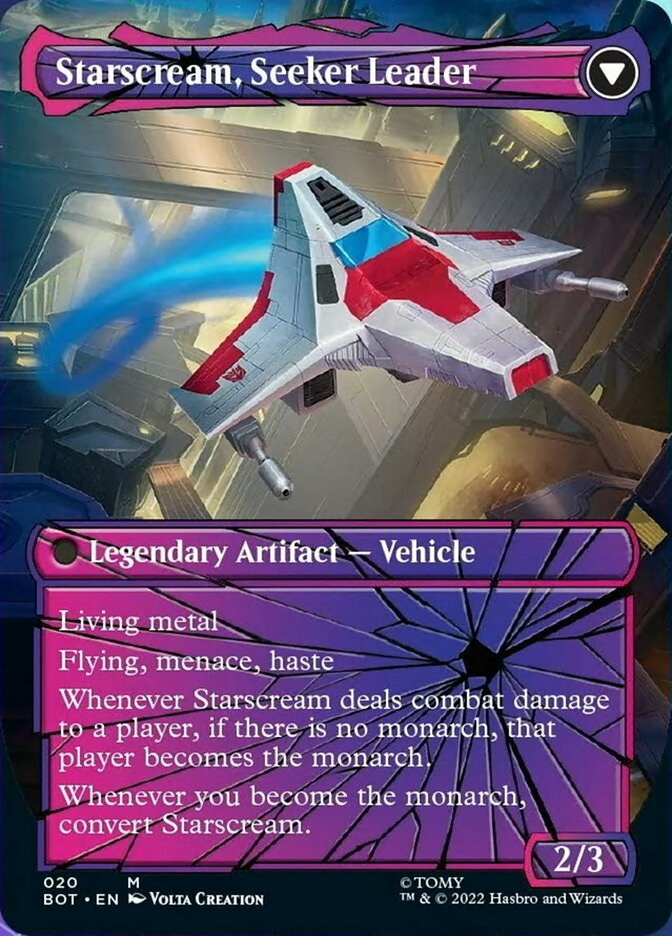 Starscream, Power Hungry // Starscream, Seeker Leader (Shattered Glass) [Universes Beyond: Transformers] | Grognard Games