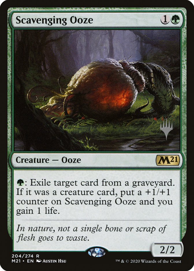 Scavenging Ooze (Promo Pack) [Core Set 2021 Promos] | Grognard Games