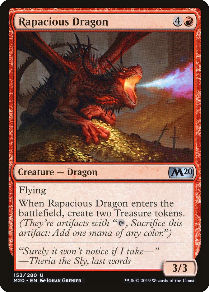 Rapacious Dragon [Core Set 2020] | Grognard Games