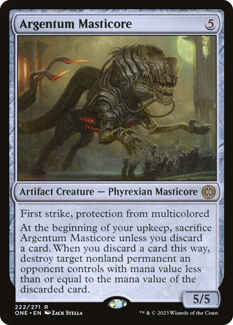 Argentum Masticore [Phyrexia: All Will Be One] | Grognard Games