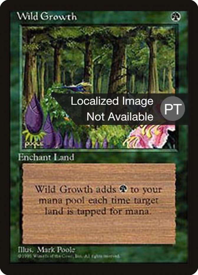 Wild Growth [Fourth Edition (Foreign Black Border)] | Grognard Games