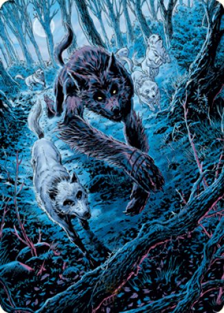 Untamed Pup Art Card [Innistrad: Midnight Hunt Art Series] | Grognard Games