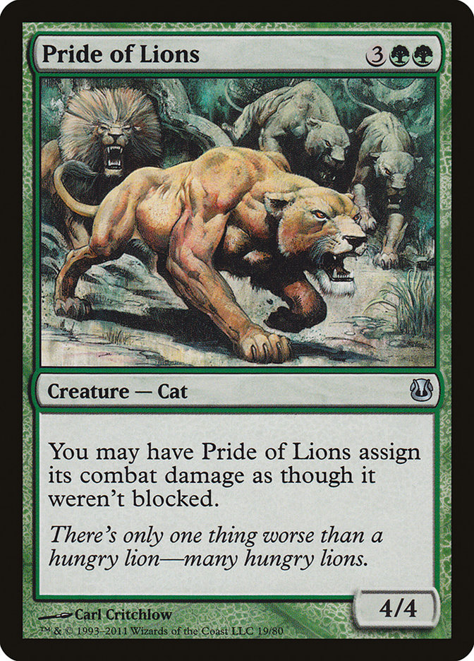 Pride of Lions [Duel Decks: Ajani vs. Nicol Bolas] | Grognard Games