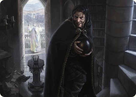 Grima, Saruman's Footman Art Card [The Lord of the Rings: Tales of Middle-earth Art Series] | Grognard Games