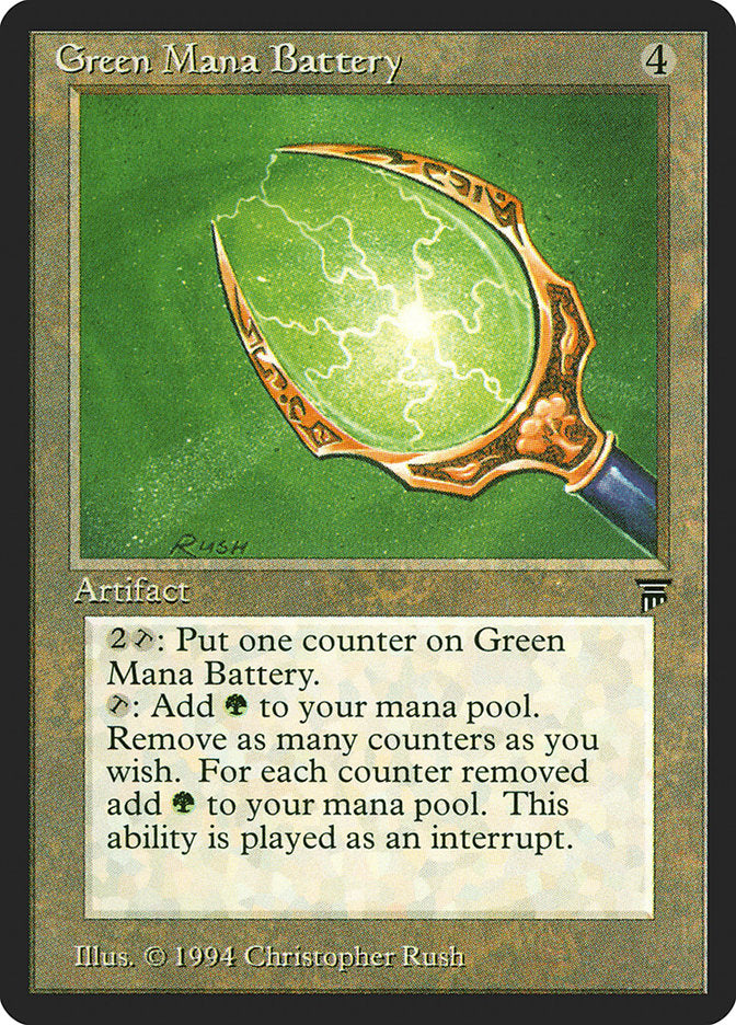 Green Mana Battery [Legends] | Grognard Games