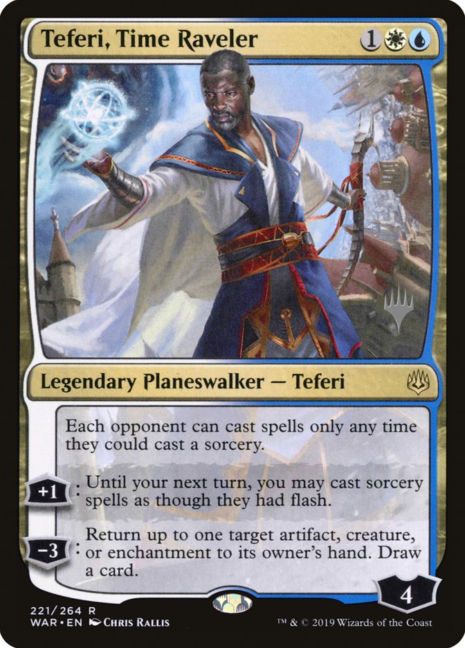 Teferi, Time Raveler (Promo Pack) [War of the Spark Promos] | Grognard Games