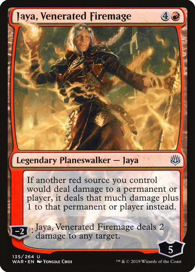 Jaya, Venerated Firemage [War of the Spark] | Grognard Games