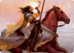 Sunrise Cavalier Art Card [Innistrad: Midnight Hunt Art Series] | Grognard Games