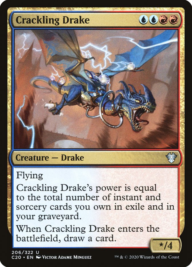 Crackling Drake [Commander 2020] | Grognard Games