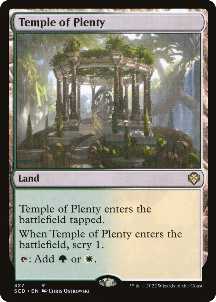 Temple of Plenty [Starter Commander Decks] | Grognard Games