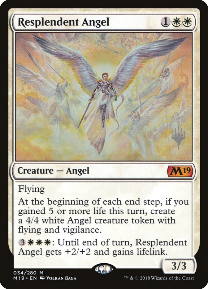 Resplendent Angel (Promo Pack) [Core Set 2019 Promos] | Grognard Games