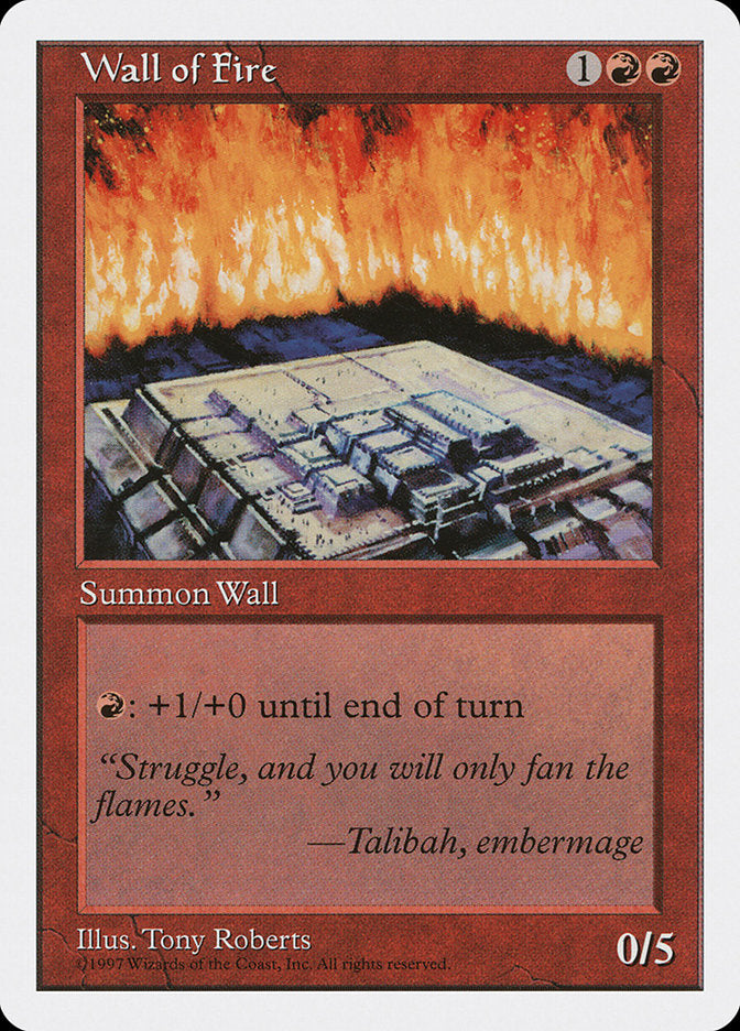 Wall of Fire [Fifth Edition] | Grognard Games