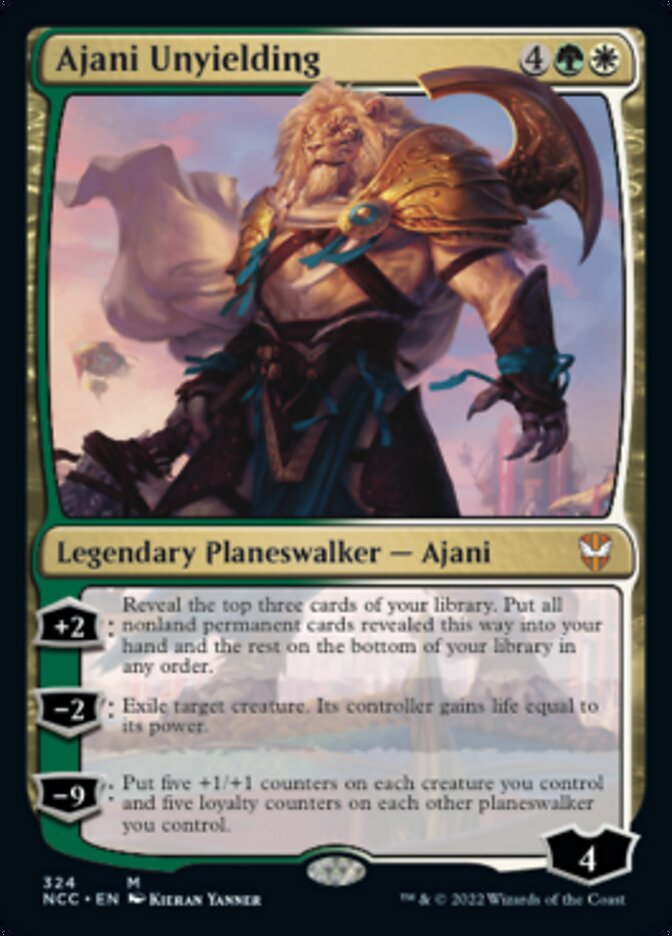 Ajani Unyielding [Streets of New Capenna Commander] | Grognard Games