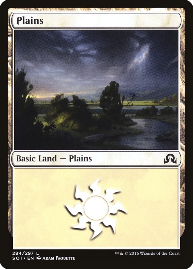 Plains (284) [Shadows over Innistrad] | Grognard Games