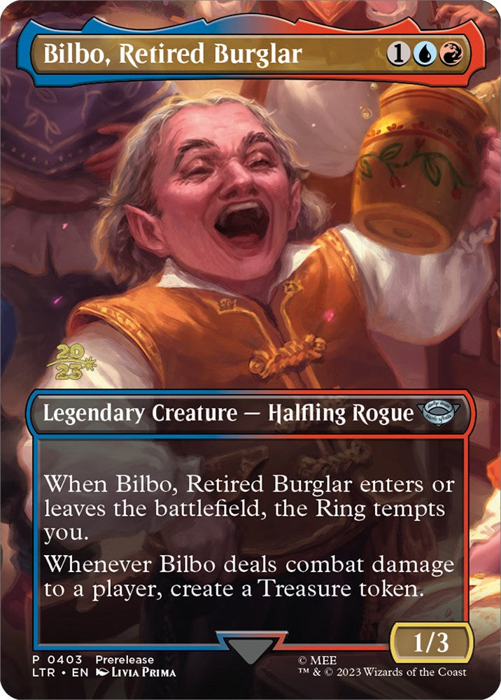 Bilbo, Retired Burglar [The Lord of the Rings: Tales of Middle-Earth Prerelease Promos] | Grognard Games