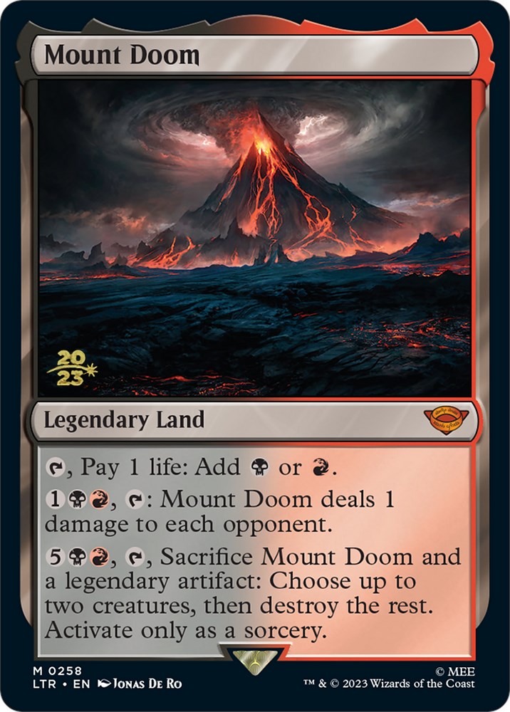 Mount Doom [The Lord of the Rings: Tales of Middle-Earth Prerelease Promos] | Grognard Games