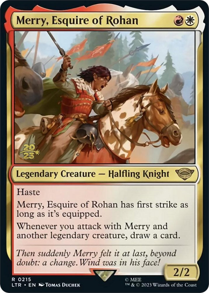 Merry, Esquire of Rohan [The Lord of the Rings: Tales of Middle-Earth Prerelease Promos] | Grognard Games