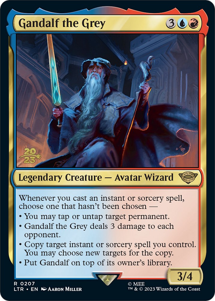 Gandalf the Grey [The Lord of the Rings: Tales of Middle-Earth Prerelease Promos] | Grognard Games