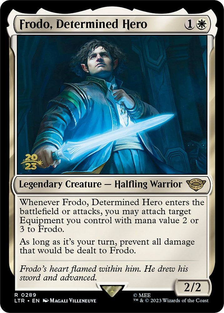 Frodo, Determined Hero [The Lord of the Rings: Tales of Middle-Earth Prerelease Promos] | Grognard Games