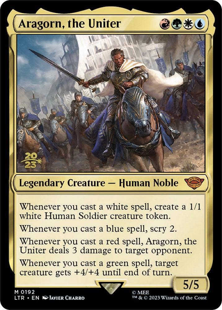 Aragorn, the Uniter [The Lord of the Rings: Tales of Middle-Earth Prerelease Promos] | Grognard Games