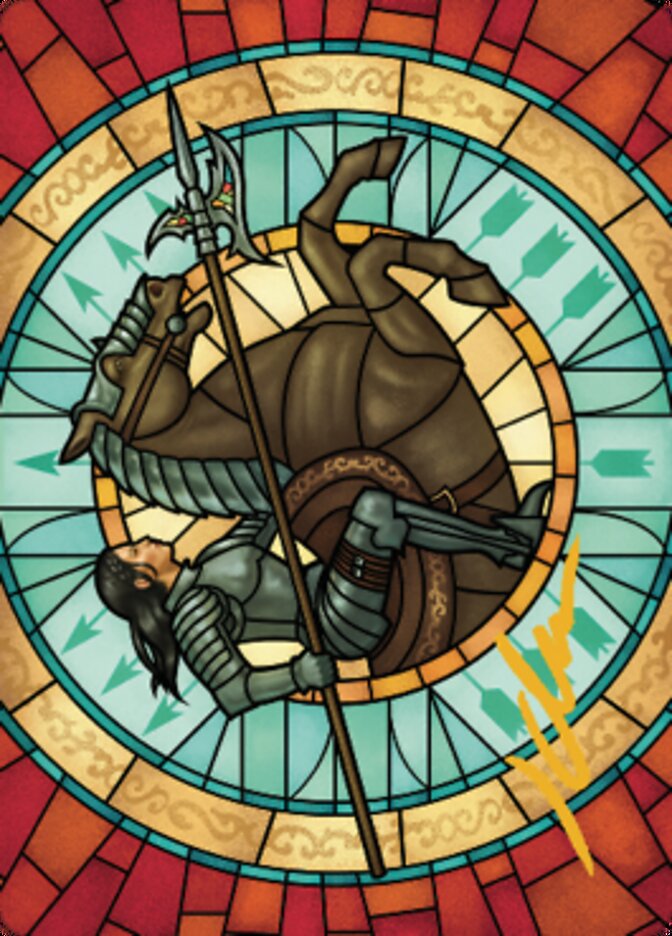Tori D'Avenant, Fury Rider Art Card (Gold-Stamped Signature) [Dominaria United Art Series] | Grognard Games
